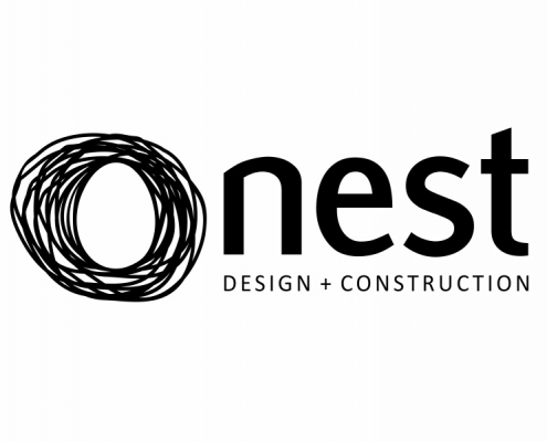 Portland Logo Design for Nest Design and Construction. High End Construction Company Logo Design