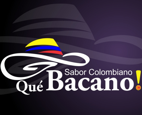 Portland Logo Design for Que Bacano Sabor Colombiano. Restaurant Logo Design