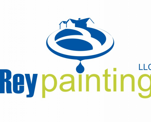 Portland Logo Design for Rey Painting LLC. Painting Company Logo Design