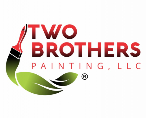 Portland Logo Design for Two Brothers Painting LLC. Local Painting Company Logo Design