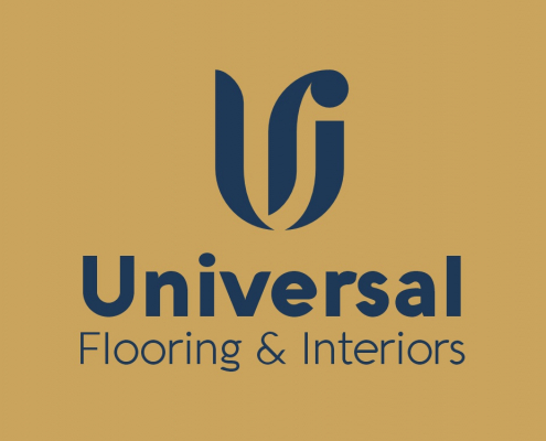 Portland Logo Design for Flooring Installation Companies. Logo one color version