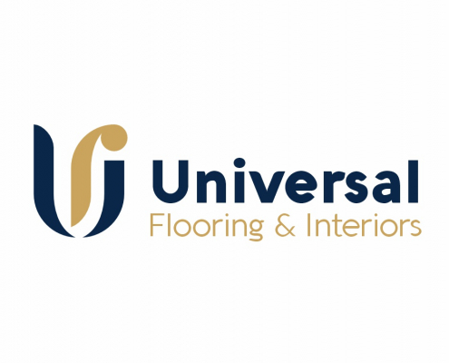 Portland Logo Design for Flooring Installation Companies. Logo horizontal version